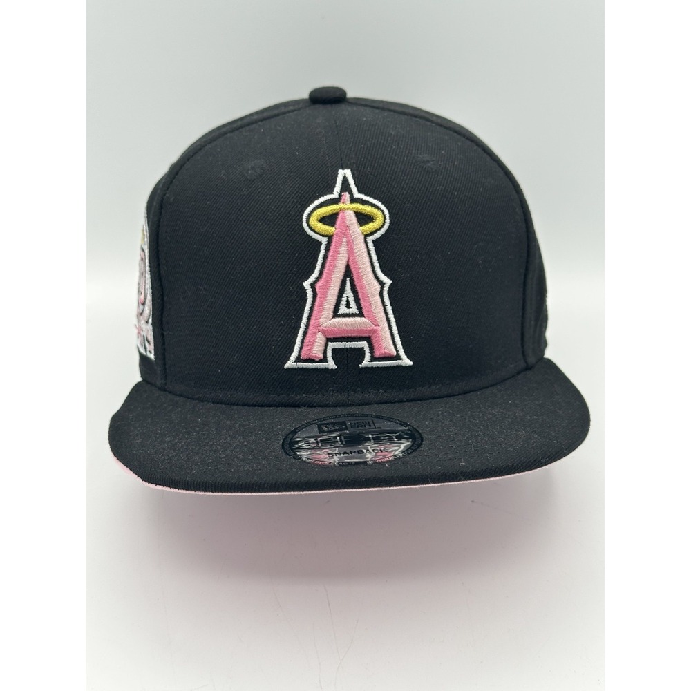 New Era Los Angeles Angels 50th Anniversary Pink 9FIFTY Snapback Hat